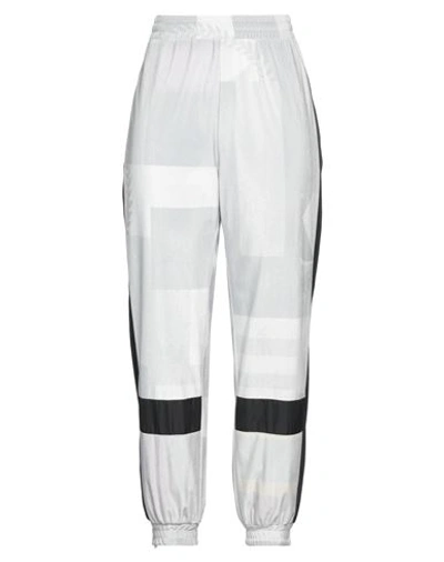 Koché Woman Pants Light Grey Size Xl Polyester, Elastane In Grey