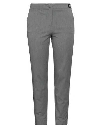 Armani Exchange Woman Pants Grey Size 8 Polyester, Viscose, Elastane In Grey