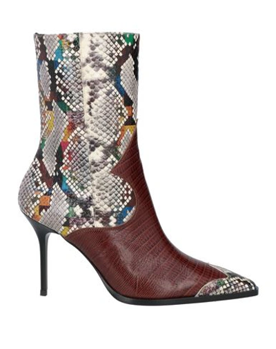 Missoni Woman Ankle Boots Tan Size 9 Soft Leather In Brown