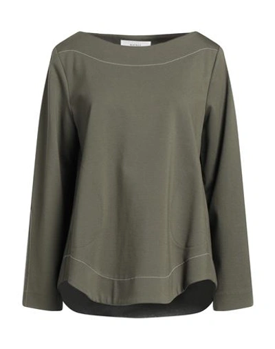 Beatrice B Beatrice .b Woman Top Military Green Size 10 Viscose, Nylon, Elastane In Green