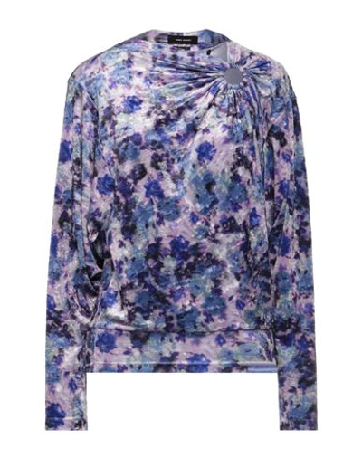 Isabel Marant Woman Top Purple Size 2 Polyamide, Elastane In Purple