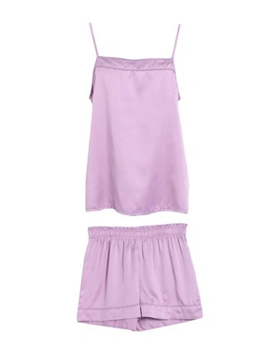 Shop Verdissima Woman Sleepwear Light Purple Size Xl Polyester