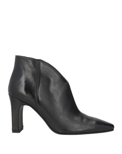 Shop Paola Ferri Woman Ankle Boots Black Size 7 Soft Leather