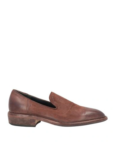 Shop Moma Man Loafers Brown Size 8 Calfskin