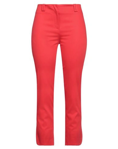 Shop Slowear Incotex Woman Pants Red Size 8 Cotton, Elastane