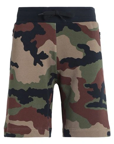 Shop Moschino Man Sleepwear Military Green Size Xl Cotton, Elastane