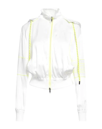 Shop Iceberg Woman Sweatshirt Ivory Size 8 Acetate, Viscose In White