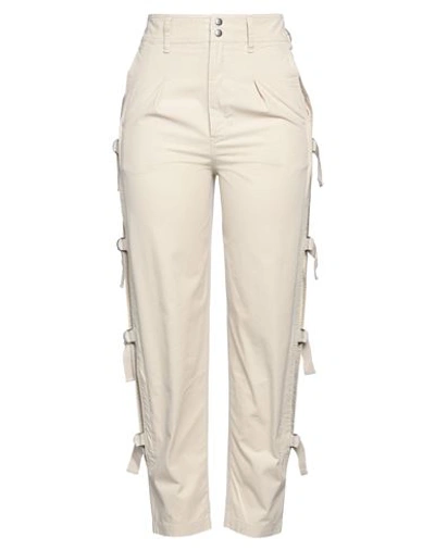 Shop Isabel Marant Étoile Marant Étoile Woman Pants Beige Size 8 Cotton