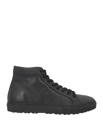 Shop Mich E Simon Mich Simon Man Sneakers Black Size 12 Soft Leather