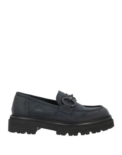 Shop O'dan Li Woman Loafers Midnight Blue Size 11 Soft Leather