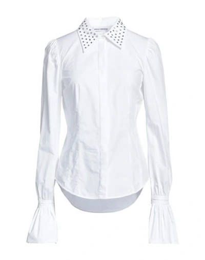 Shop Rabanne Woman Shirt White Size 6 Organic Cotton