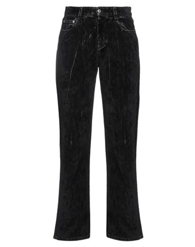 Shop Stella Mccartney Woman Jeans Black Size 28 Cotton, Elastane, Polyester, Viscose, Polyurethane Resin