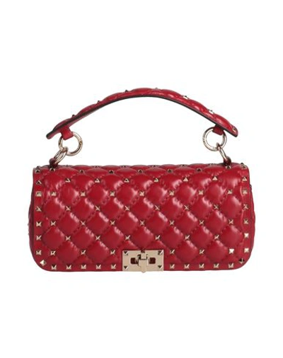 Shop Valentino Garavani Woman Handbag Red Size - Soft Leather