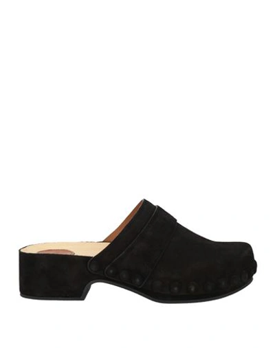 Shop Chloé Woman Mules & Clogs Black Size 8 Soft Leather