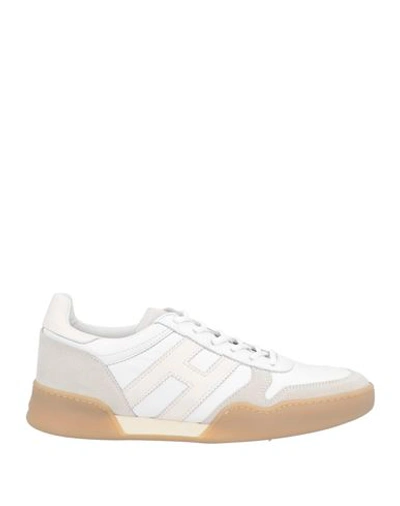 Shop Hogan Man Sneakers White Size 6 Soft Leather