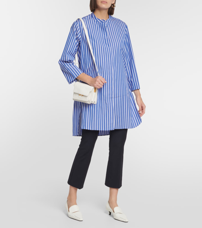 Shop 's Max Mara Rovigo Cotton Poplin Striped Shirt In Multicoloured