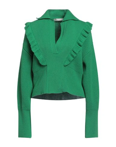 Shop Philosophy Di Lorenzo Serafini Woman Sweater Green Size 6 Polyamide, Elastane
