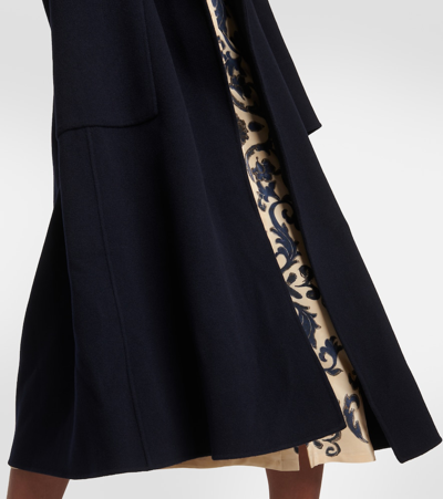 Shop 's Max Mara Paolore Wool Robe Coat In Black