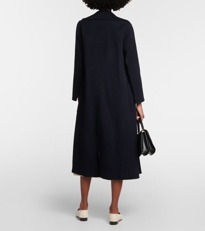 Shop 's Max Mara Paolore Wool Robe Coat In Black