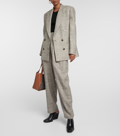 Stella Mccartney Blazer Aus Wolle In Grey