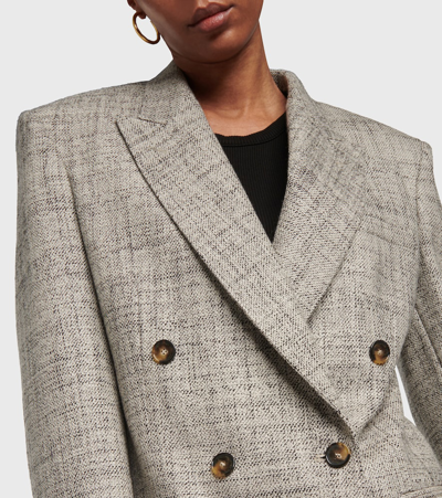 Shop Stella Mccartney Wool Blazer In Grey