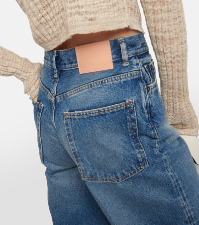Acne Studios High-rise Wide-leg Jeans In Blue