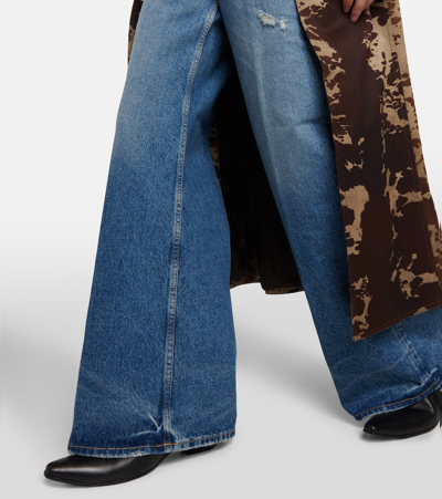 Acne Studios High-rise Wide-leg Jeans In Blue