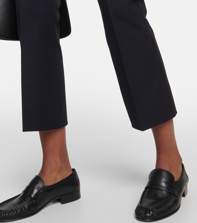 S Max Mara Umanita Cotton-blend Pants In Black