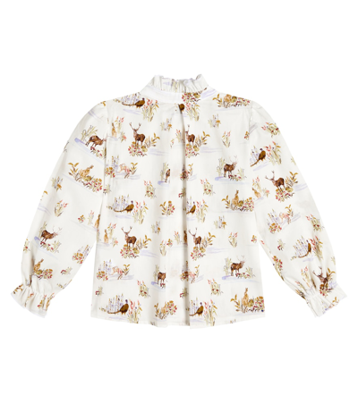Paade Mode Printed Cotton Blouse In Multicoloured