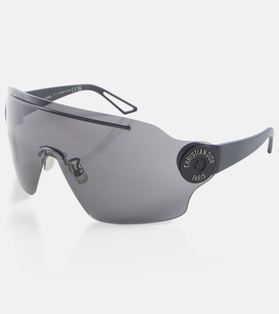 Dior Pacific M1u Mask Sunglasses In Black
