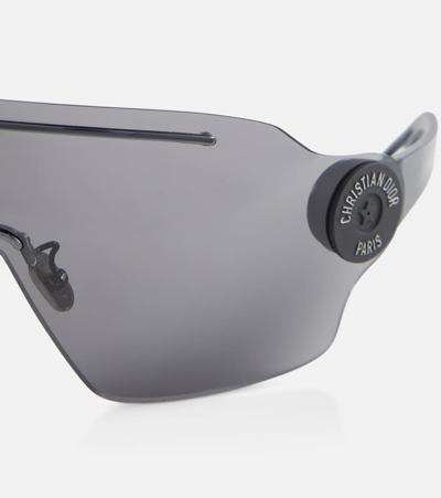 Dior Pacific M1u Mask Sunglasses In Black