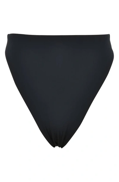 Shop House Of Cb Mykonos High Waist Bikini Bottoms In Black