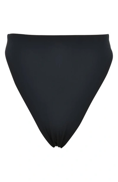 House Of Cb High Waist Bikini Bottoms In Black