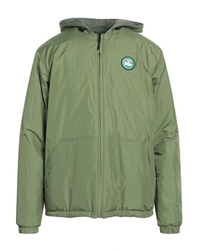 Shop Société Anonyme Man Jacket Military Green Size L Polyester