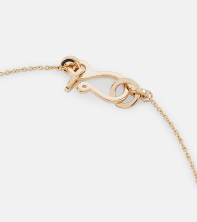 Shop Sophie Bille Brahe Jeanne Simple 14kt Gold Necklace With Freshwater Pearls