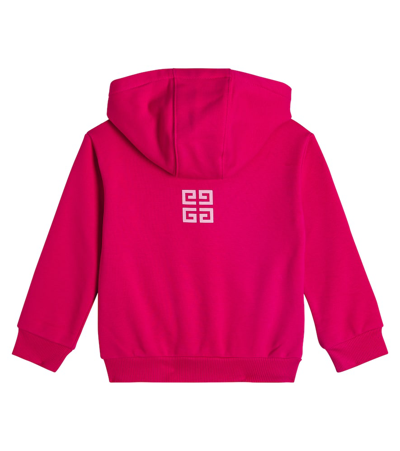 Shop Givenchy Logo Cotton-blend Hoodie In Pink