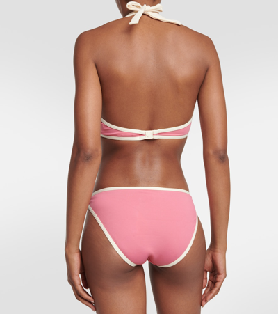 Shop Eres Liz Low-rise Bikini Bottoms In Pink