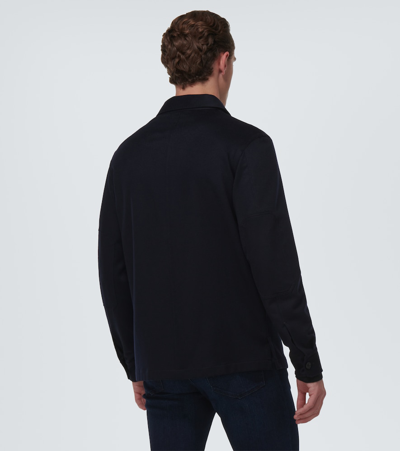 Zegna Cashmere Jacket In Black