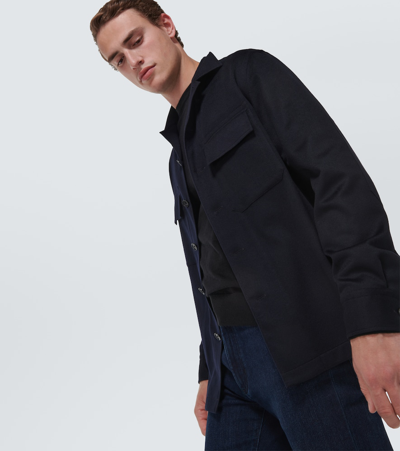 Zegna Cashmere Jacket In Black