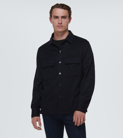 Zegna Cashmere Jacket In Black