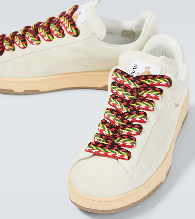 Lanvin Men Sneaker With Logo In White