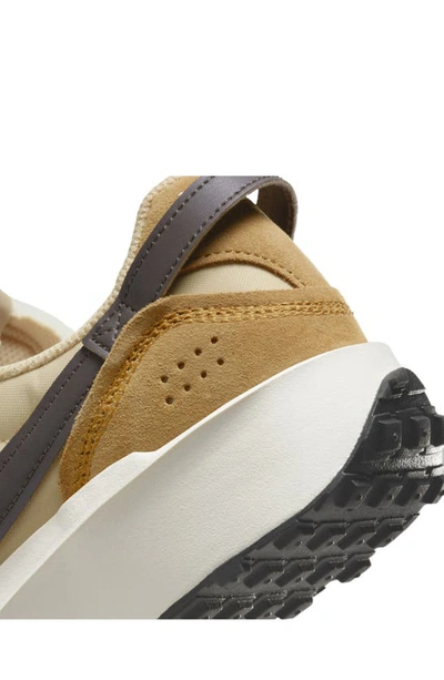 Shop Nike Waffle Debut Sneaker In Sesame/ Desert/ Black/ Brown