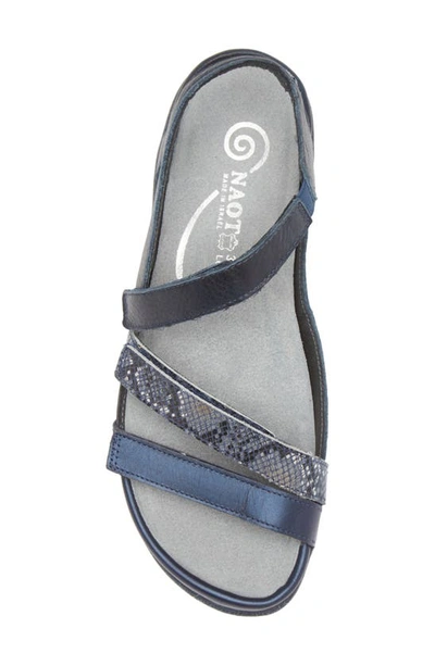 Shop Naot Whetu Water Repellent Sandal In Polar Sea/ Navy/ Ink