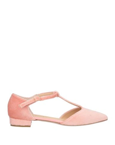 Shop Rosa Rosae Woman Ballet Flats Pink Size 8 Textile Fibers