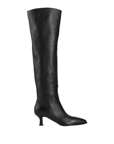 Shop 3juin Woman Boot Black Size 8 Soft Leather