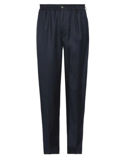 Shop Hod Man Pants Navy Blue Size 29 Polyester, Viscose, Elastane
