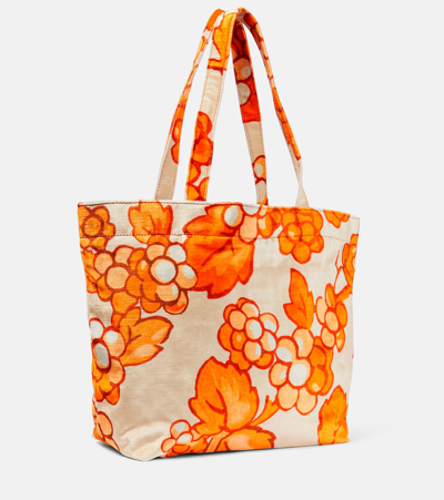 PEGASO皮革边饰托特包