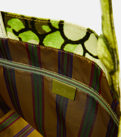 PEGASO皮革边饰托特包