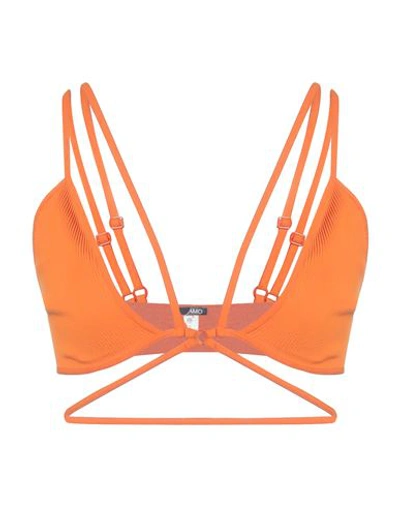Andreädamo Andreādamo Woman Top Orange Size L Polyamide, Elastane In Orange