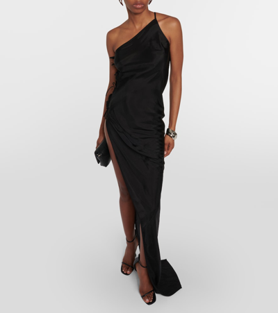 Rick Owens Taco Maxi Gown In Black